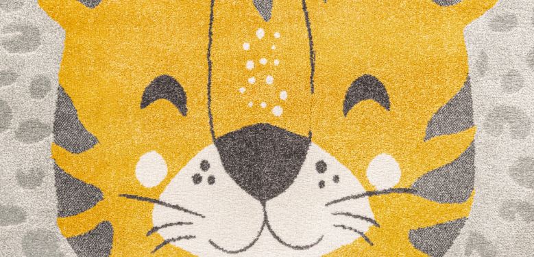 Playful Adventures Underfoot – 5′ 3 x 5′ 3 Whimsy Kids Round&nbsp;Rug